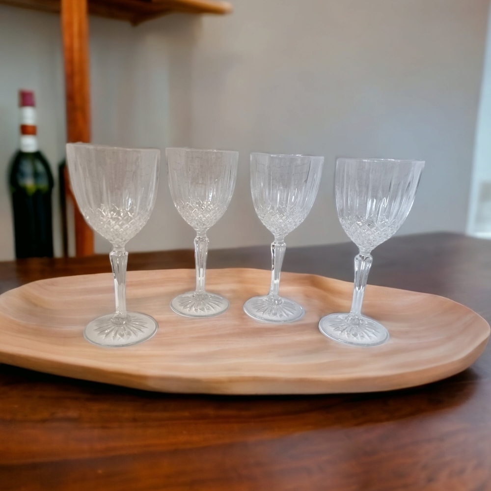 Centurion Lenox Crystal Wine Glasses Vintage Set of Four